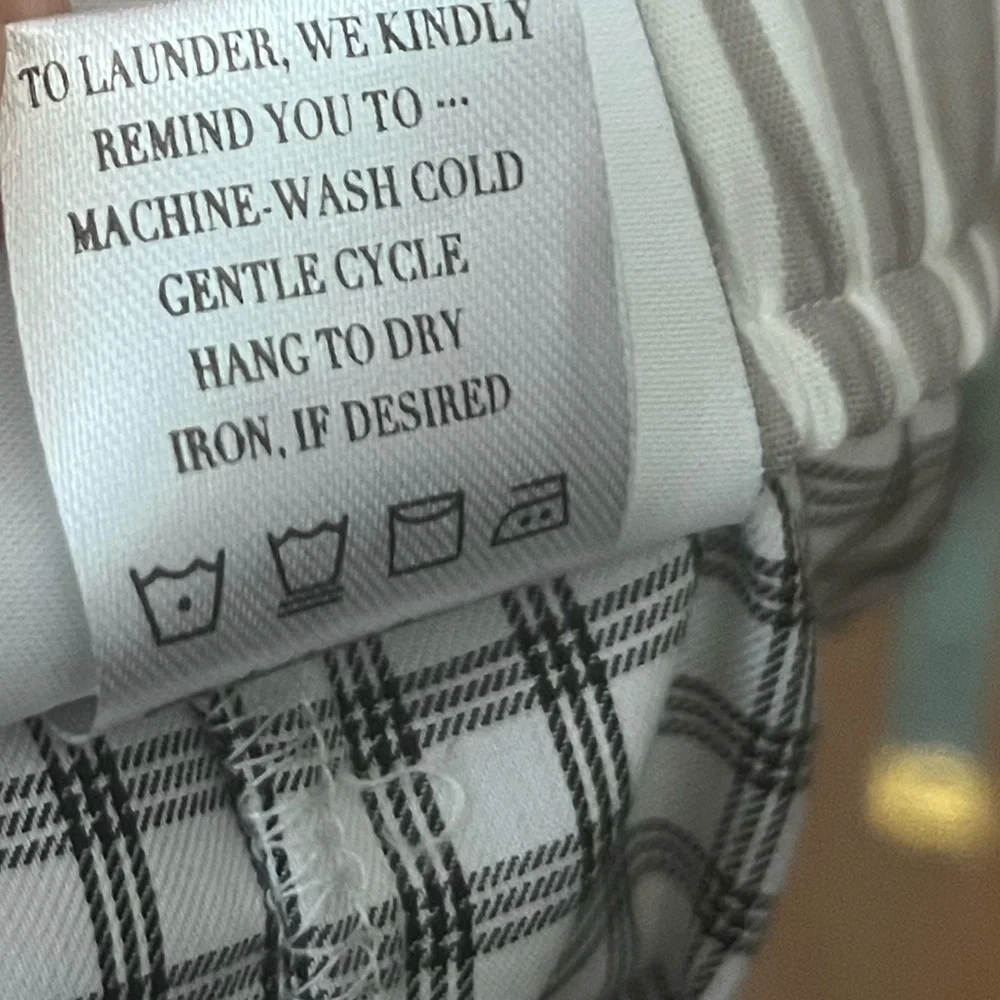 Claridge + King Black White Check The Boxer Shorts NWT Large